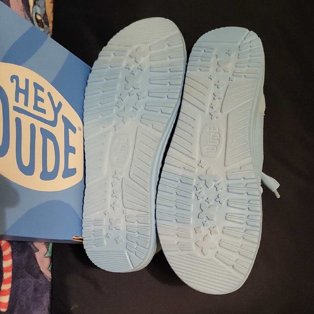 Hey Dude Wendy Funk Mono Blue Loafers - Picture 3 of 8